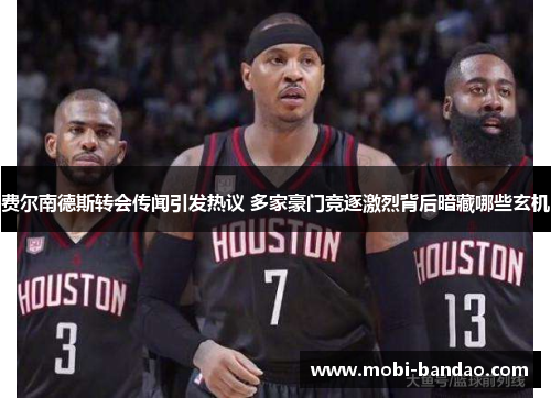 费尔南德斯转会传闻引发热议 多家豪门竞逐激烈背后暗藏哪些玄机