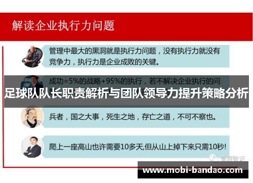 足球队队长职责解析与团队领导力提升策略分析